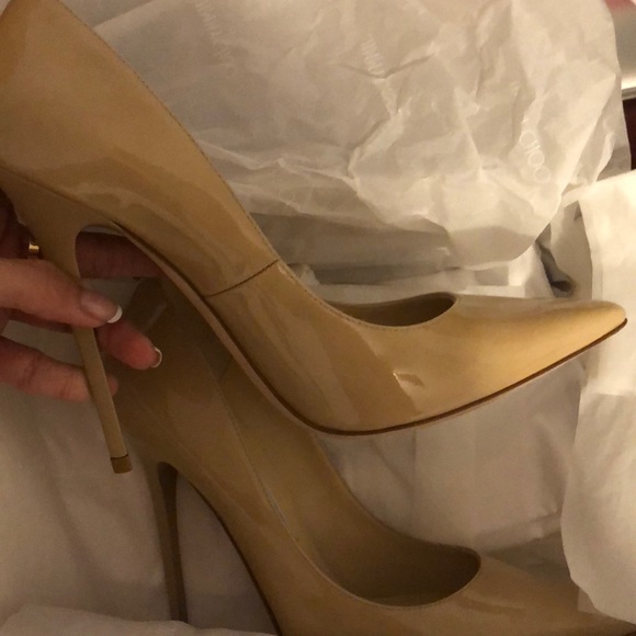 Size 7 Jimmy Choos Anouk Nude heels - Picture 2 of 8